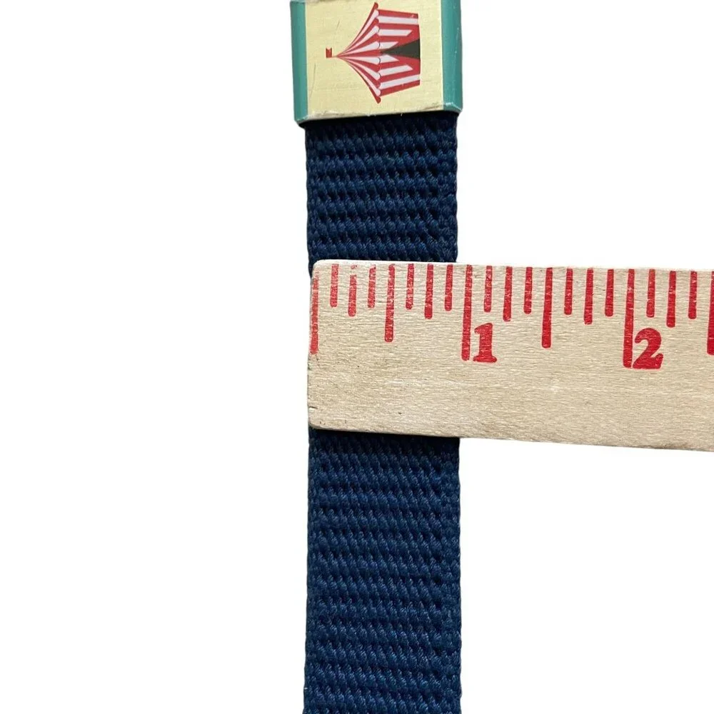 Boy Scouts of America Uniform Web Belt Boy Navy Blue Slide Badges
